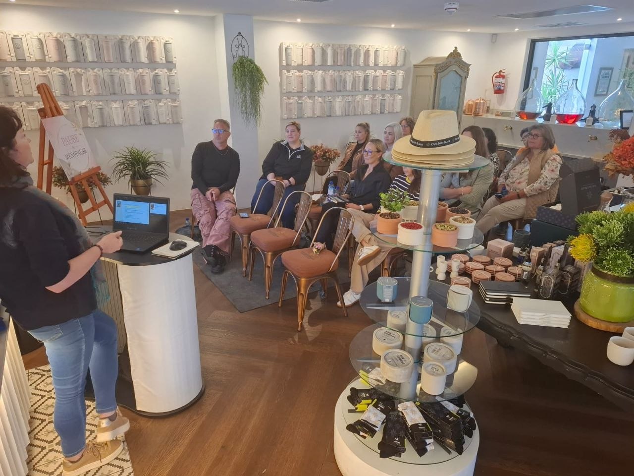Audience at The Pause in Menopause Workshop
