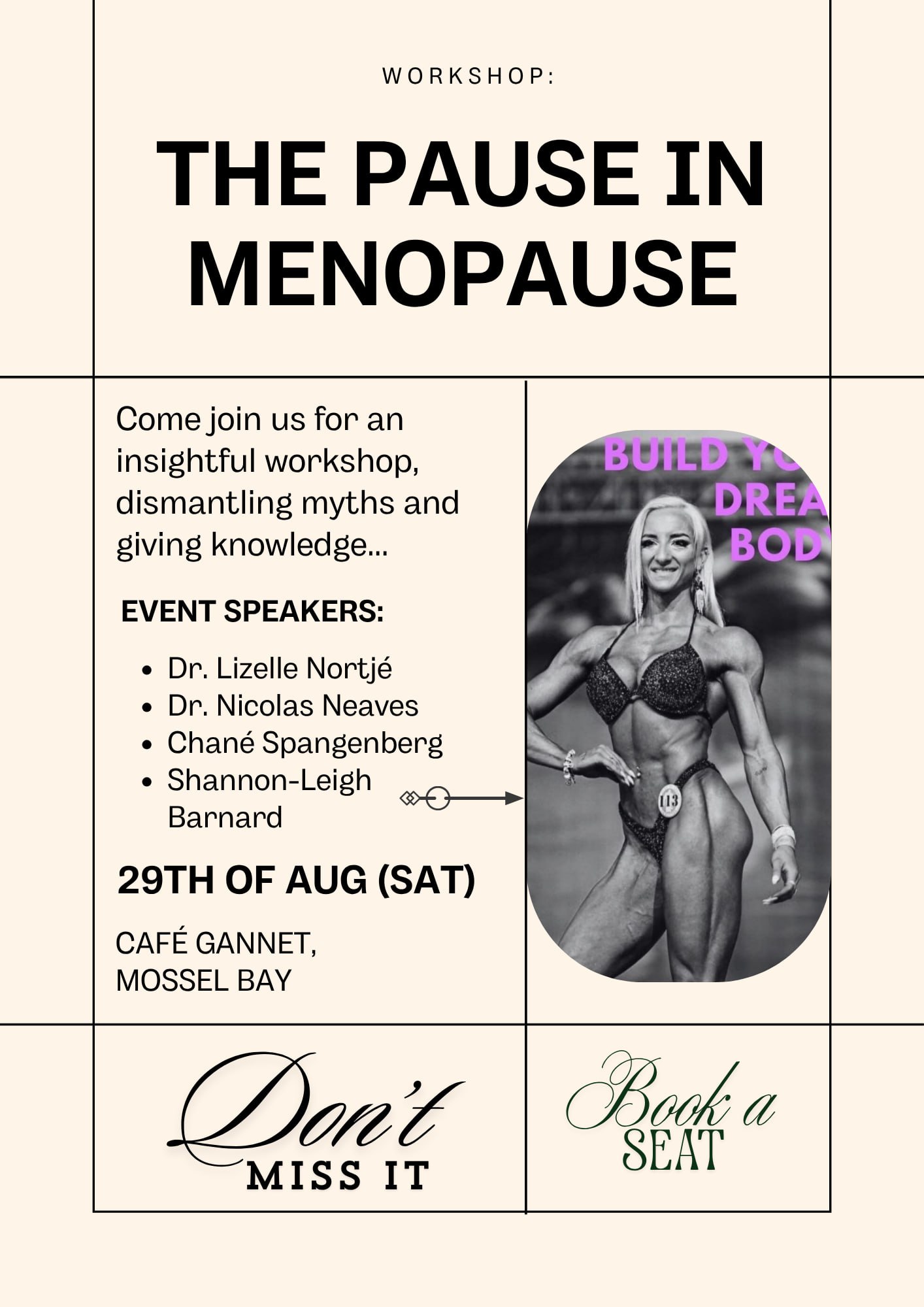 Shannon-Leigh Barnard &mdash; The Pause in Menopause, 29 August 2026